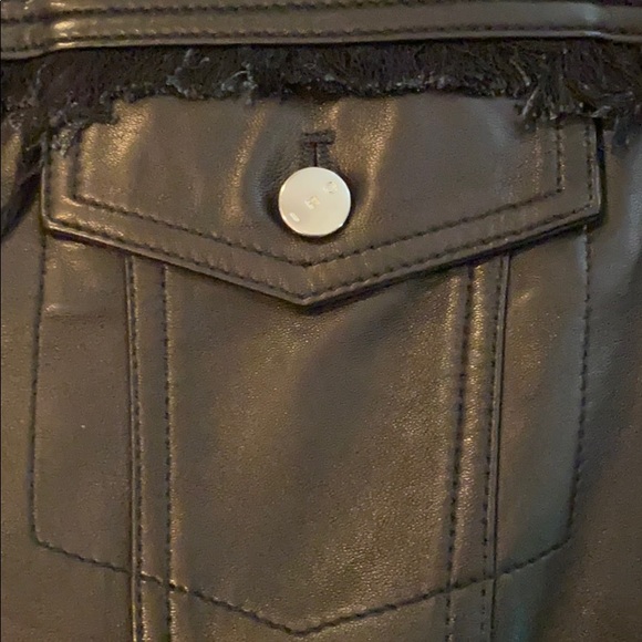 IRO Else Leather Jacket Size 40 (size 8) NWT - Picture 8 of 16